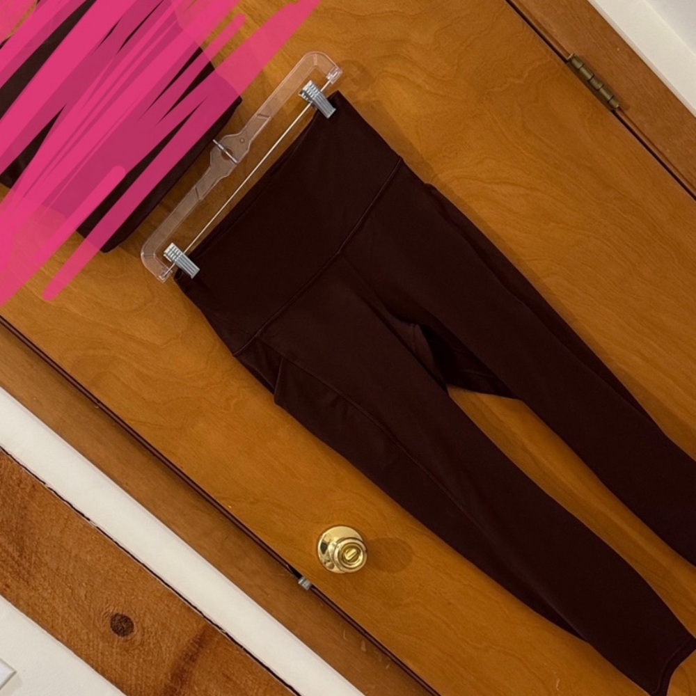 Brown lululemon align bottoms